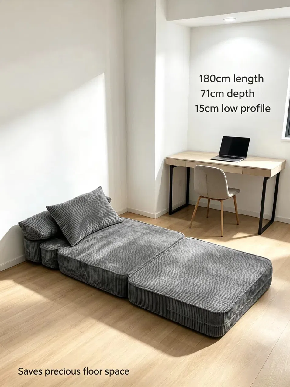 Japanese Sofa Bed angle view