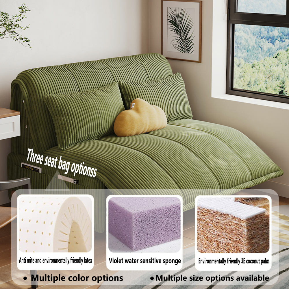 Modern Electric Smart Fabric Recliner L-Shape Sofa Bed Convertible Foldable Solid Wood Frame School Mall Living Room Furniture