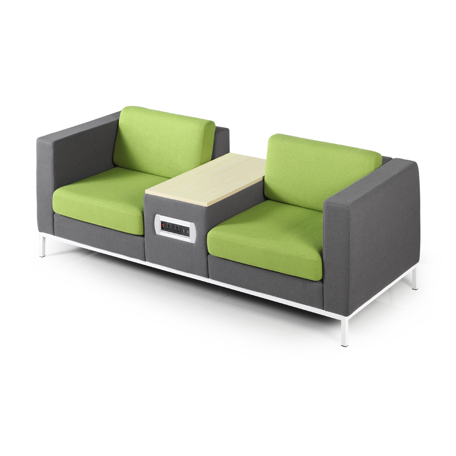 New Function Office Sofa Furniture Office Sofa USB Leisure Sofa with Power Charging Plug