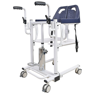 2026 Ksitex Multi Functional Electric Hydraulic Lift Folding Mobile Bathroom Chair for Disabled Patients with CE Certification