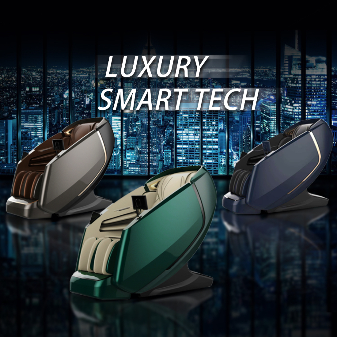 Automatic Zero Gravity Lcd Large Screen Massage Chair High End Voice Control Power Lift Recliner Massage Seat