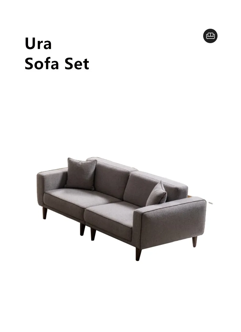 Functional European Modern Modular Square Sectional Upholstered Fabric Sofa Set with Adjustable Backrests for Home
