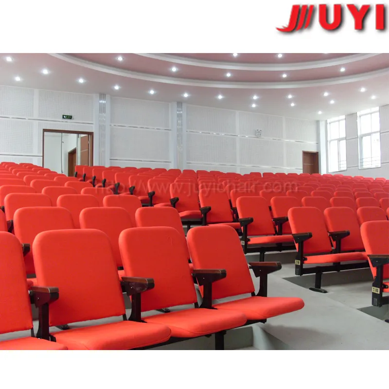 Leather Cinema Seats Retractable Auditorium Seating for Indoor
