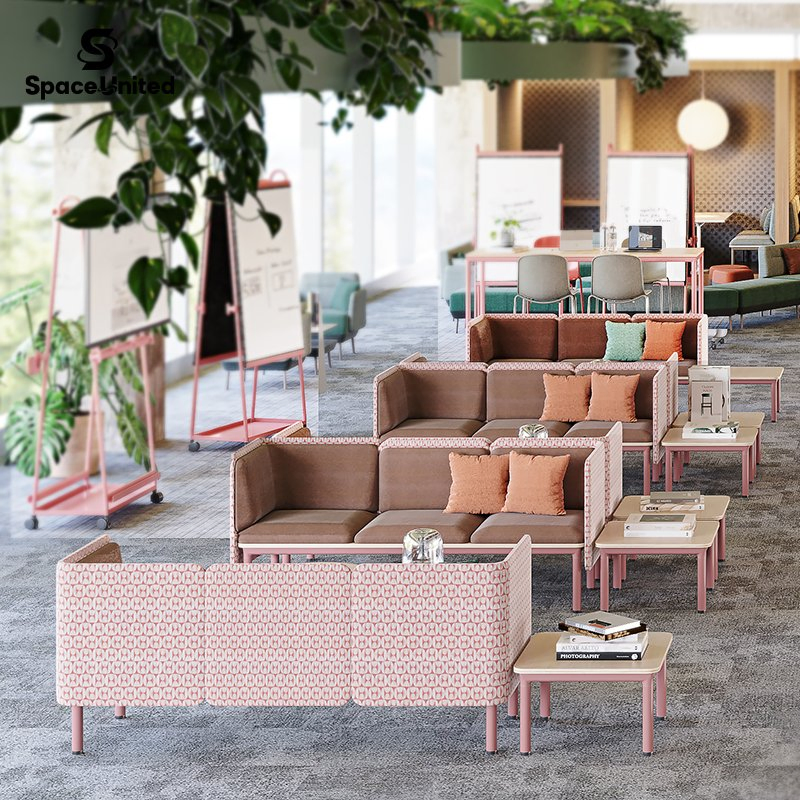 Spaceunited Modular Public Area Combination Functional Durable Office Sofa