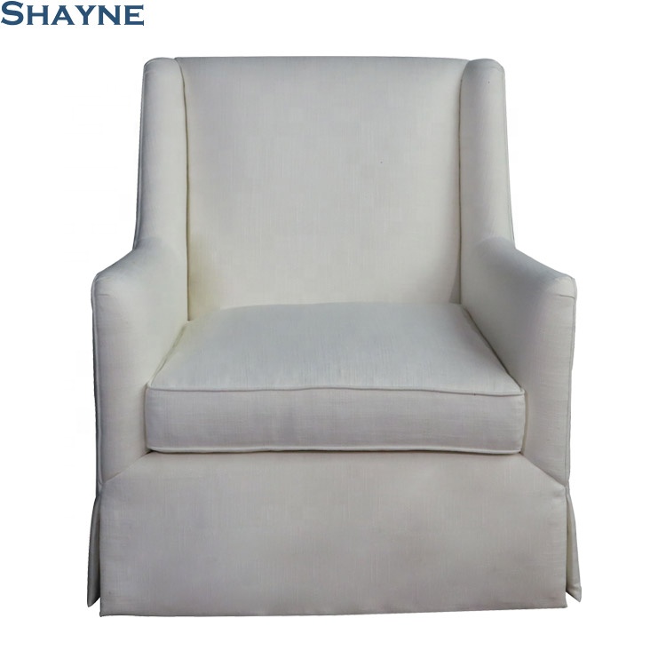 Shayne ODM Luxury High-end Customize Upholstery Manufacturer American Style Furniture in Hangzhou Recliner Swivel Rocker Chair