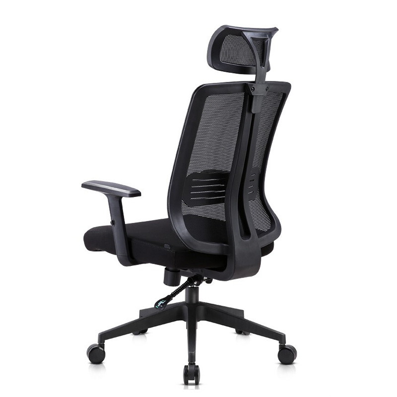 Comfortable Boss Mesh Revolving Office Chair with Wheels Swivel Adjustable Headrest Power Tilt &amp; Lift Fabric Commercial Use