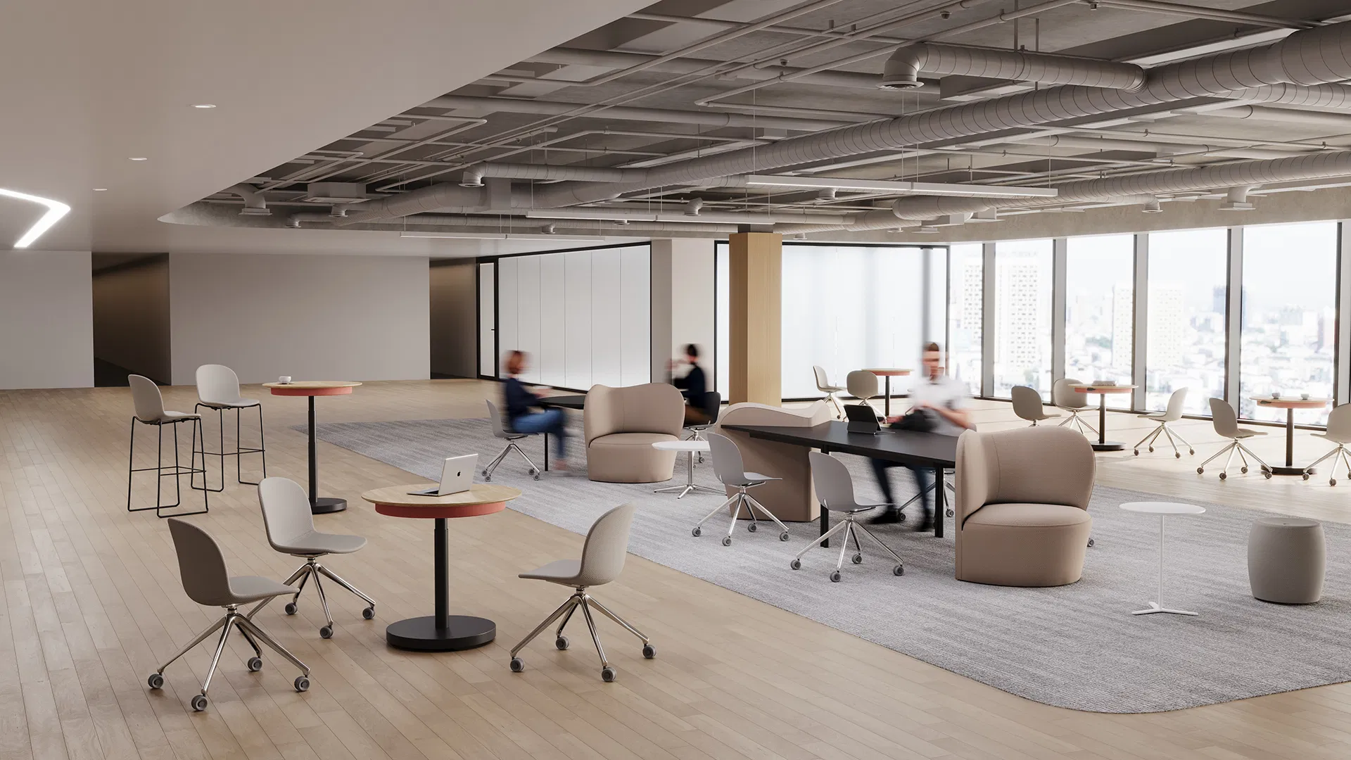 Modular Public Area Combination Functional Durable Office Sofa with Screen Private Space