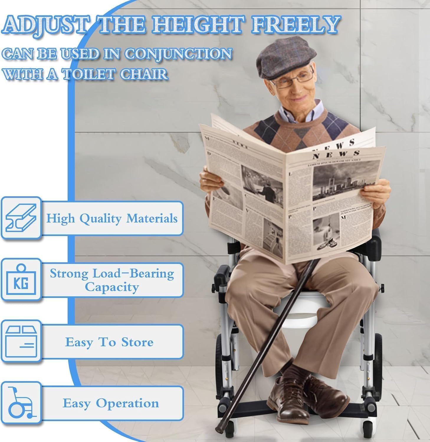 Multifunctional Commode Wheelchair Hydraulic Patient Lift Transfer Hoist Nursing Wheel Chair With Toilet