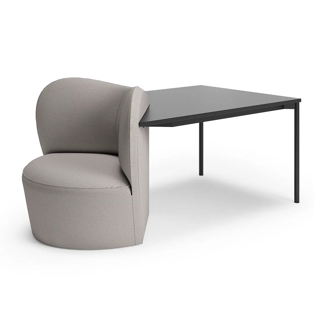 Functional Modern Modular Fabric Sofa with Table for Home Office Hotel