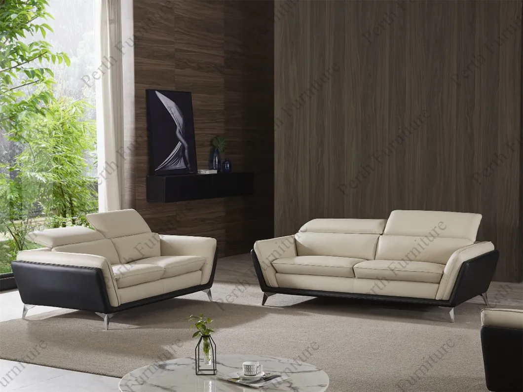 Modern Living Room Modular Functional Sofa Genuine Leather and PVC Electric Recliner Sofa-S-1836 Sofa