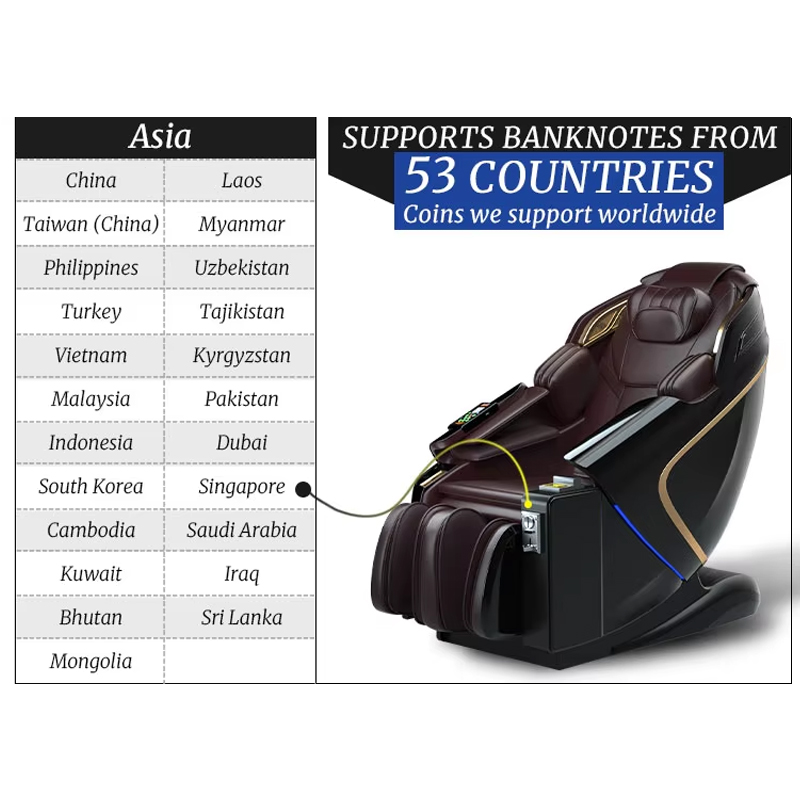 L50SY Yijie 2025 Automatic Electric 3D Luxury Portable Zero Gravity Commercial Massage Chair Full Body Massager Price