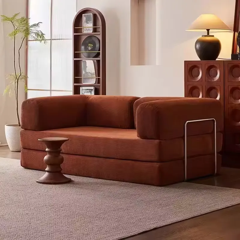 Space Saving Flat Pack Convertible Sleeper Sofa for E-Commerce