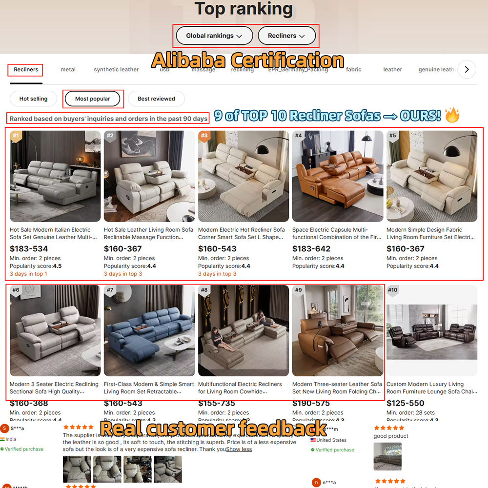 Modern Electric Hot Recliner Sofa Corner Smart Sofa Set L Shape Home Theater Fabric Multifunctional Sofa Living Room Furniture