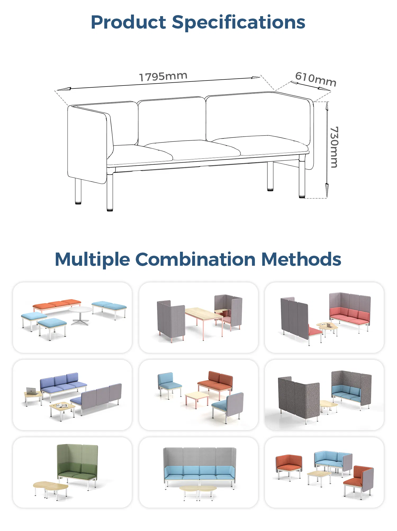 Modular Office Sofa Detail