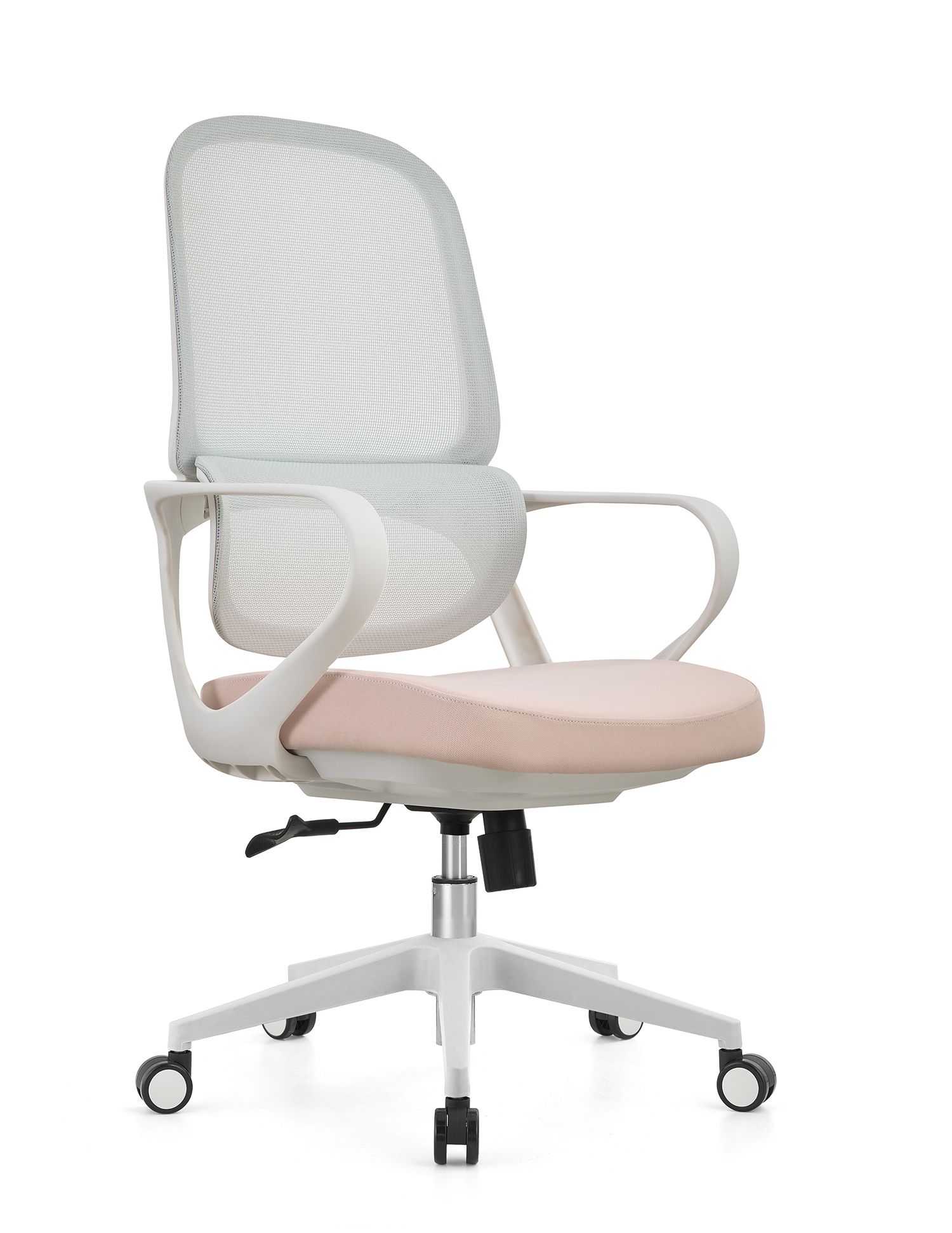 Wholesale Adjustable Comfortable Swivel Computer Office Chair Lumbar Support Gas Lift Luxury Moving Modern Rocking Mesh Fabric