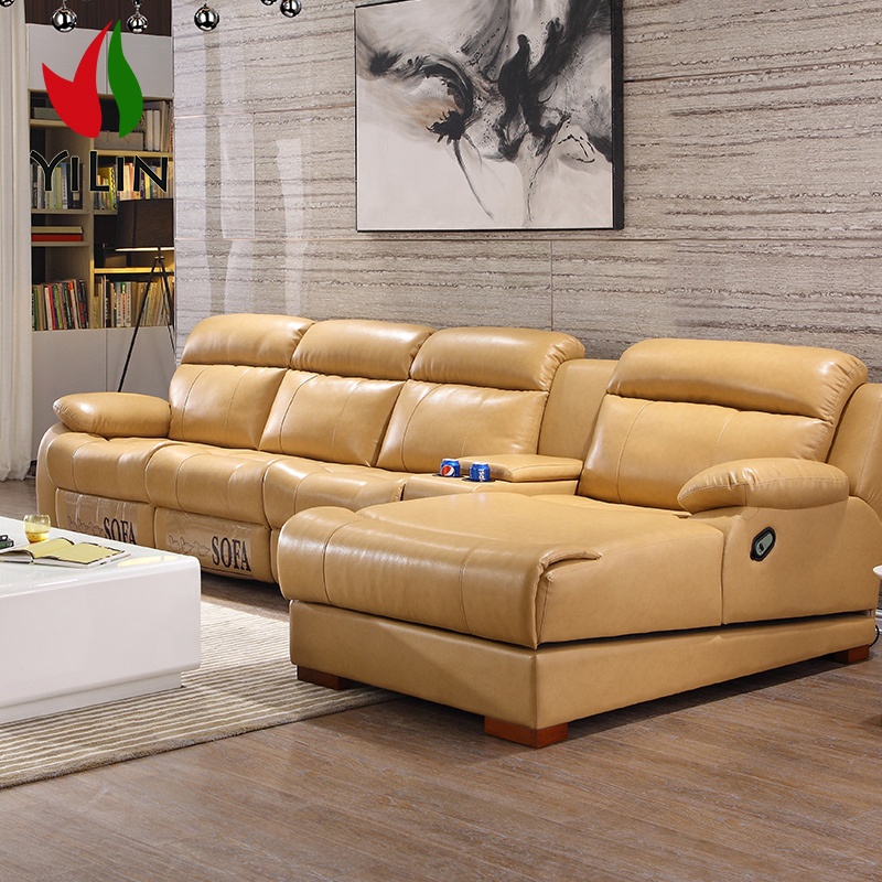 R07 Living Room Sofas Sectional Sofa Electric Chaise Lounge Recliner Sofa Power Recline USB Charging Sillones Reclinables