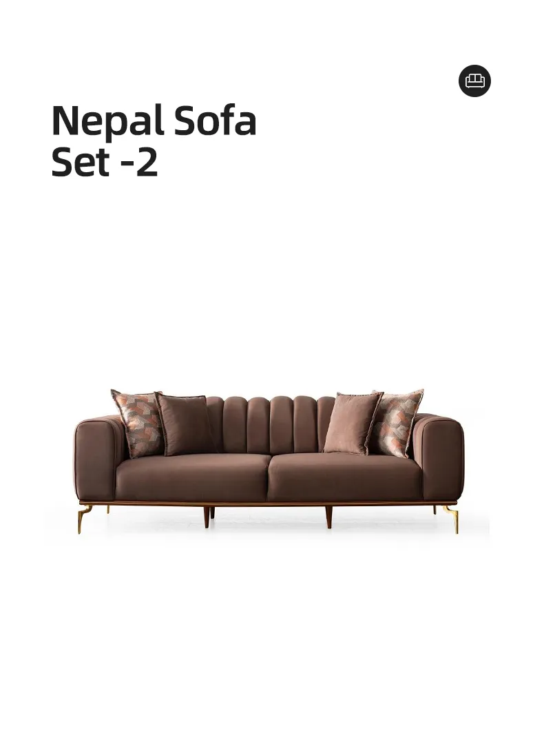 Italian Modern Living Room Furniture High End Luxury Modular Velvet Fabric Sofa Set Chair with Golden Legs and Functional Back