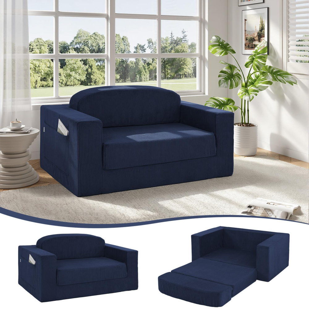 Foshan Furniture Shop Eco-Friendly Modular Convertible Compressed Pull-Out Extendable Inflatable Loveseat Sleeper Sofa Small