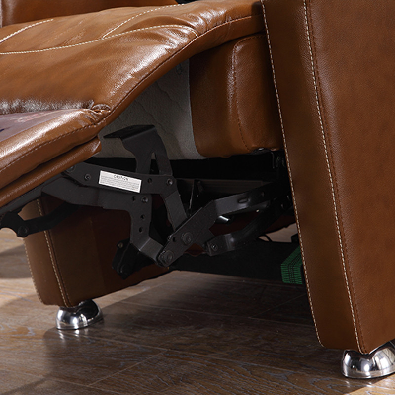 Optional Luxury Theater Sleeper Vintage Leather Theatre Sofa for Furniture Living Room