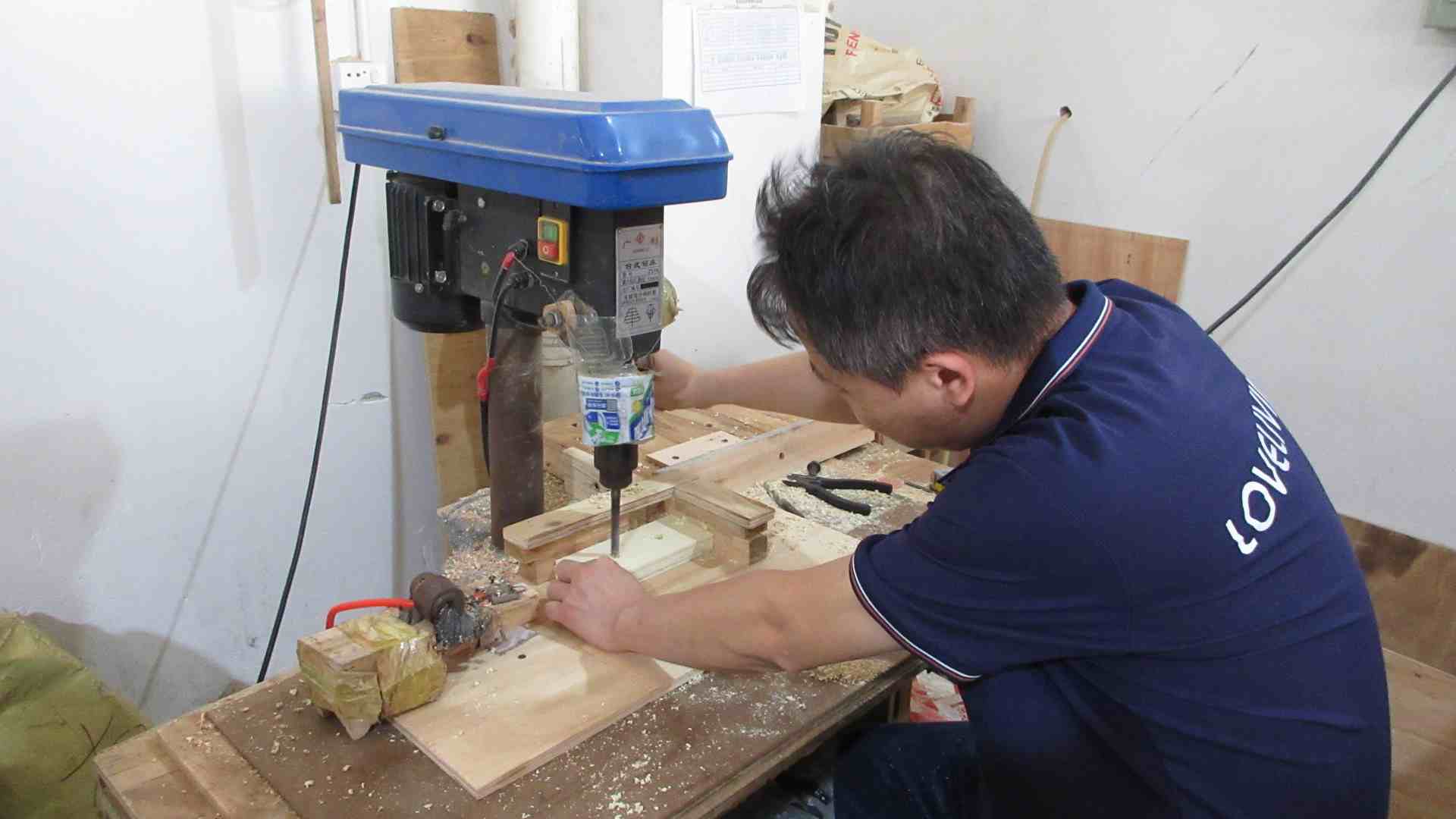 Wood Drilling Process