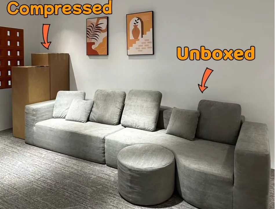 Modern Modular Sofa for Small Spaces - Stylish and Functional