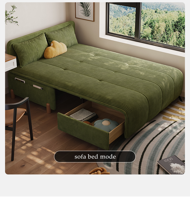 Modern Electric Smart Fabric Recliner L-Shape Sofa Bed Convertible Foldable Solid Wood Frame School Mall Living Room Furniture