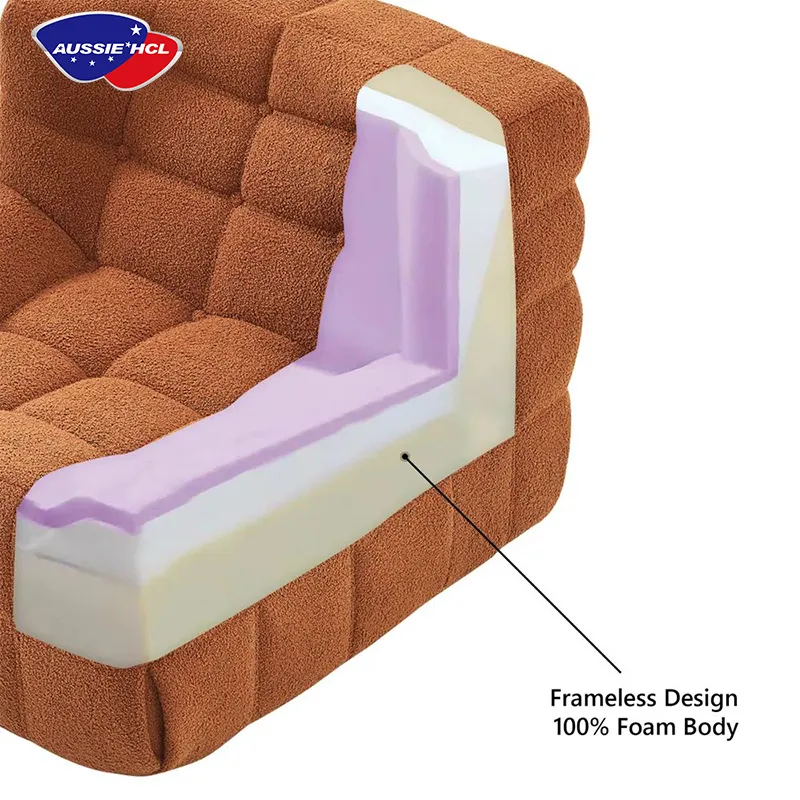 Factory Modular Compression Vacuum Foam Sofa Compressed Living Room Sofa