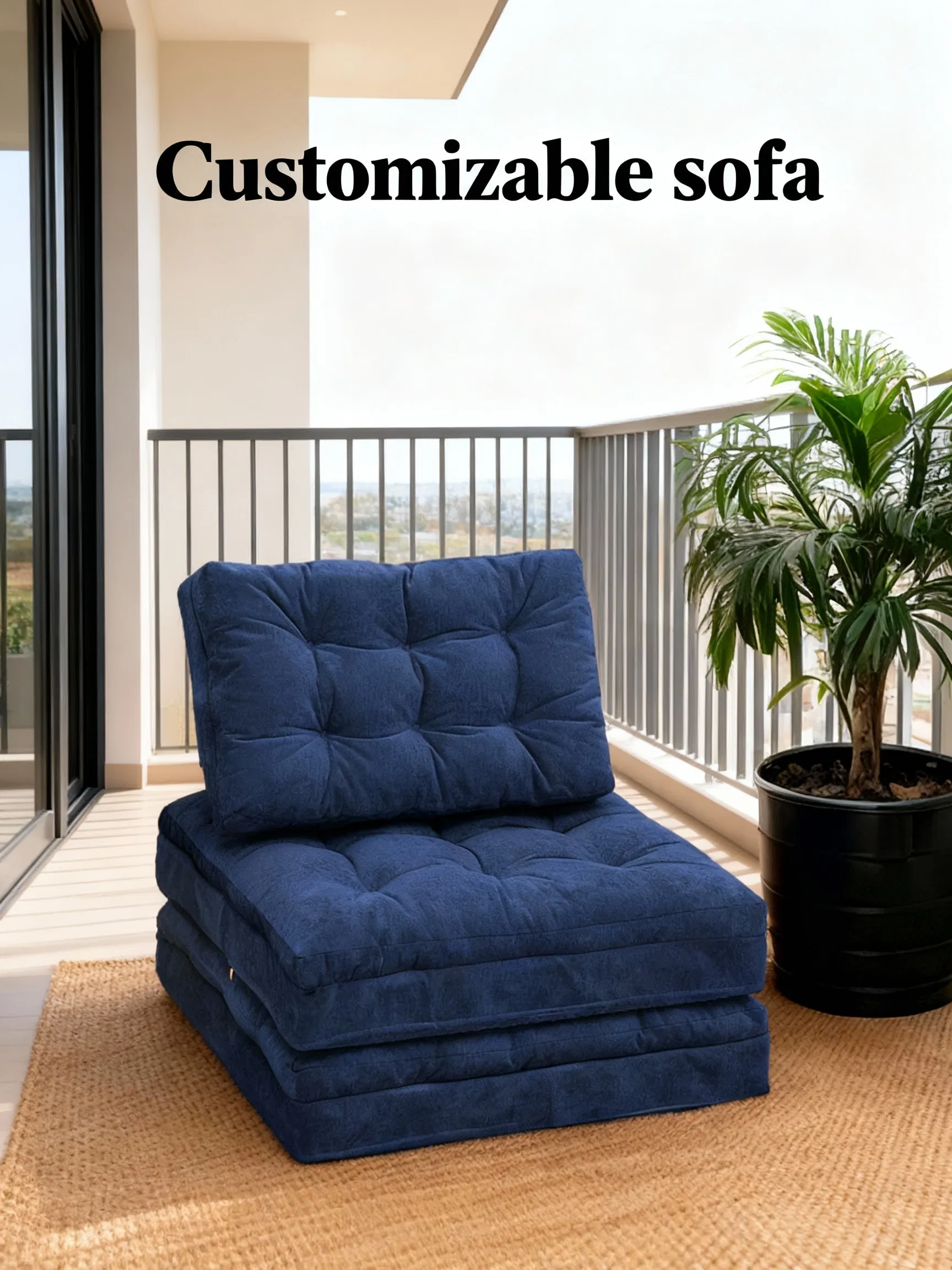 Custom Sofa with Ergonomic Seat Contour Designed for Optimal Lumbar Support and Long Sitting Comfort