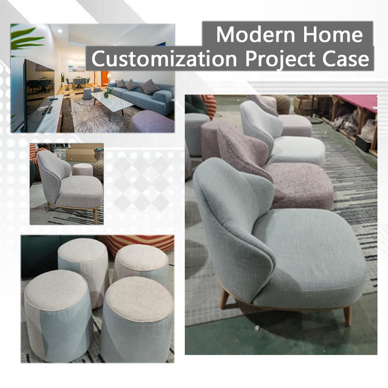 Modern Metal Frame Fabric Upholstery Tufted Foldable Sofa Bed Loveseat for Living Room Home Furniture