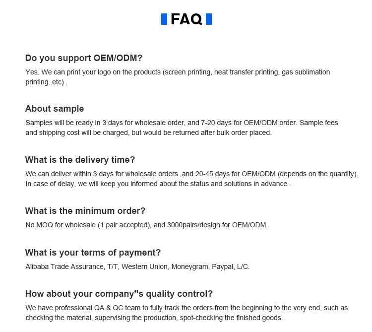 FAQ banner