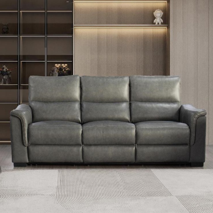 Modern Simple Multifunctional Functional Modular Electric Reclining Leather Sofa