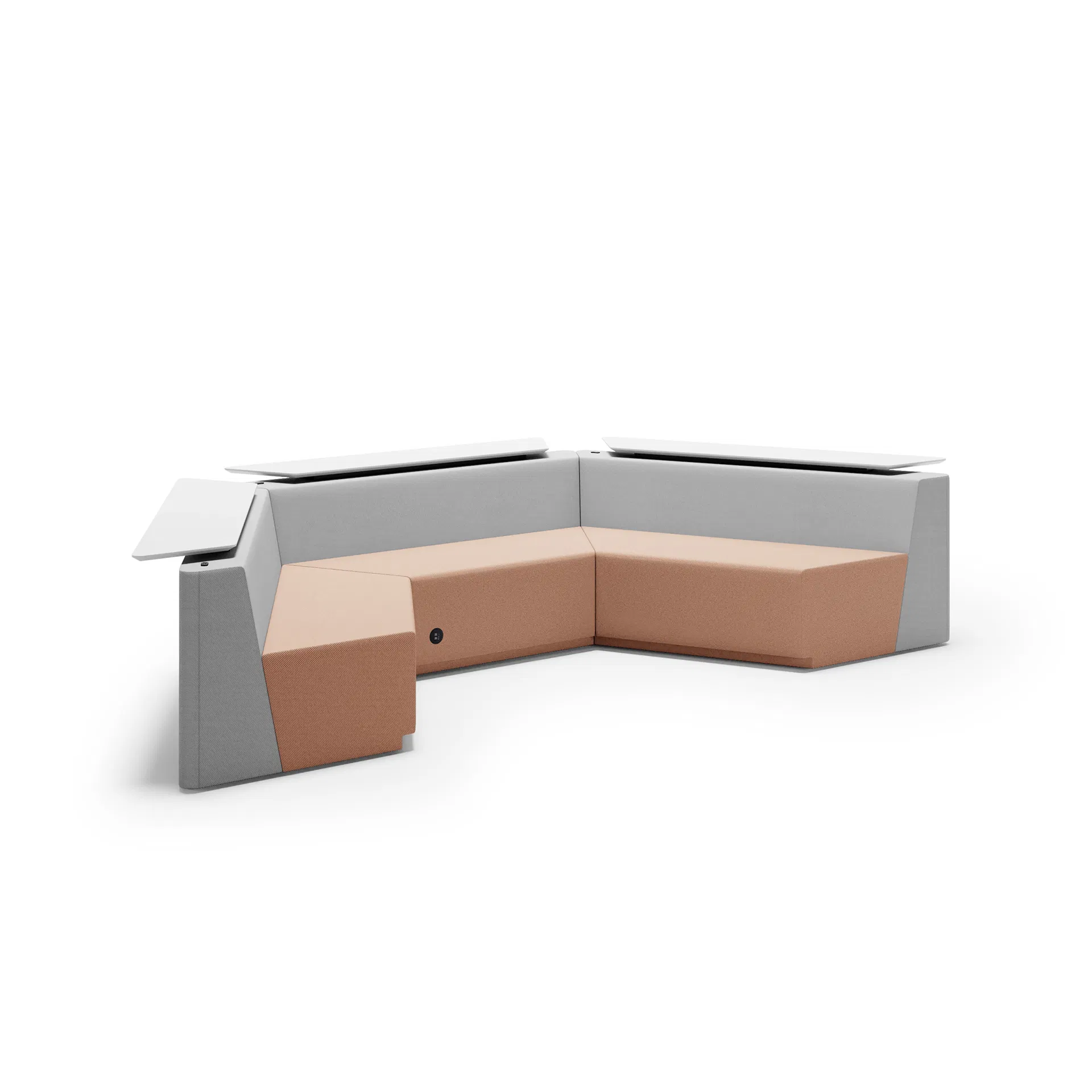 Modern Furniture Modular Sofa Living Room Fabric Functional Sofa with Table Top