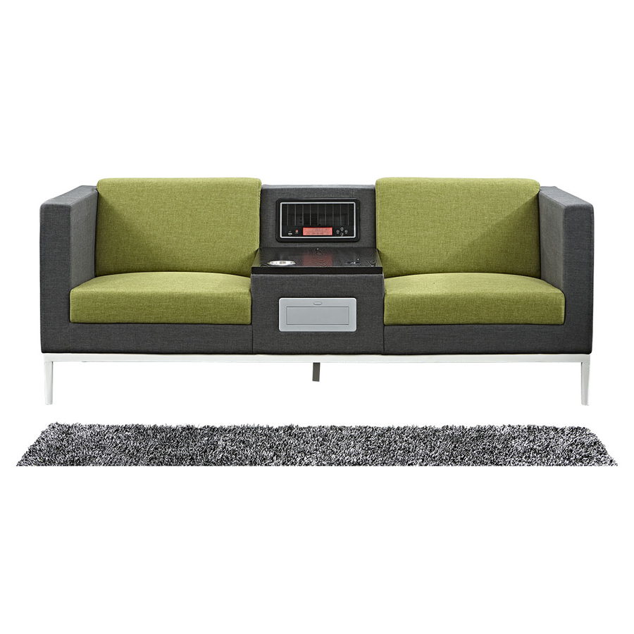 New Function Office Sofa Furniture Office Sofa USB Leisure Sofa with Power Charging Plug