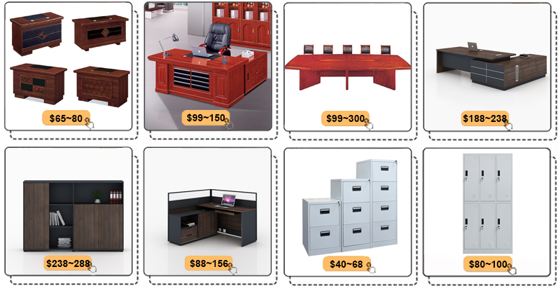 Related Wooden Office Desks and Cabinets