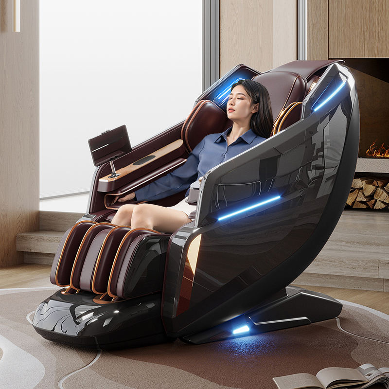 Factory Supply Best Seller Sofa Electric Full Body Zero Gravity 4D Massage Chair Calf SPA Heating Smart Voice Bluetooth