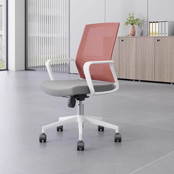Factory Wholesale Modern Design Swivel Adjustable Ergonomic Office Chair Rocking Movement Steel Base Mesh Cheap for Home Office