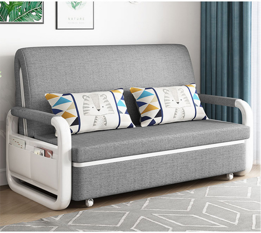 Sofa Bed with Storage Set Furniture Bedroom Bed 3 Seater Living Room Smart Luxury Leather Pull Out Multifunctional Sofa Beds