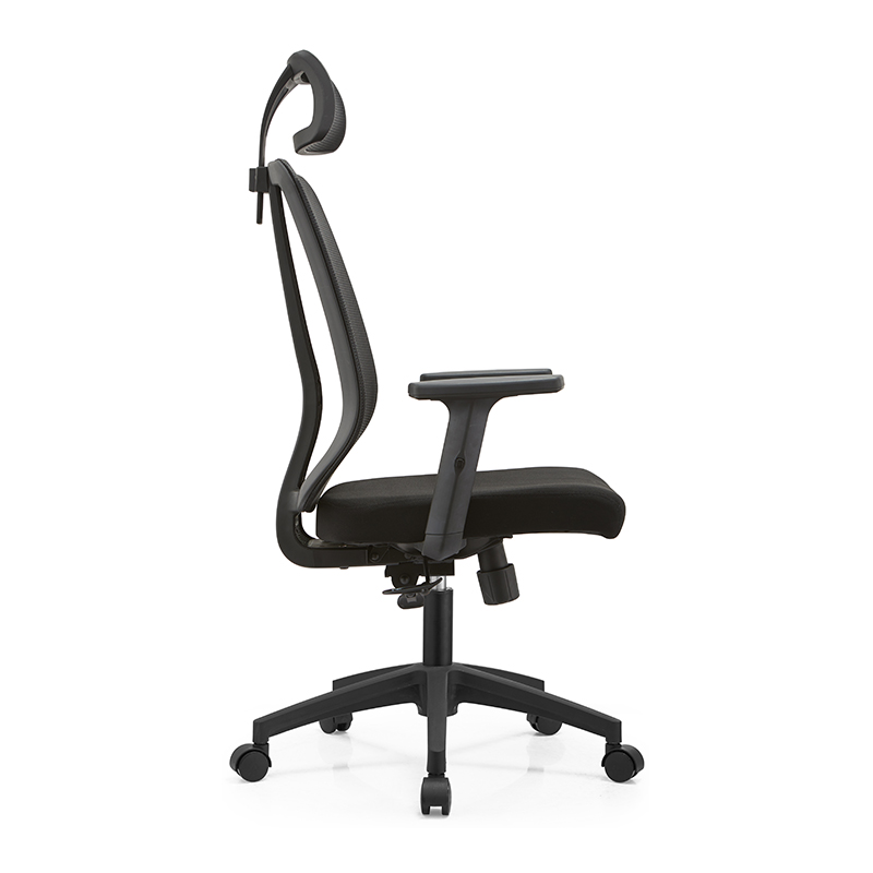 Comfortable Boss Mesh Revolving Office Chair with Wheels Swivel Adjustable Headrest Power Tilt &amp; Lift Fabric Commercial Use