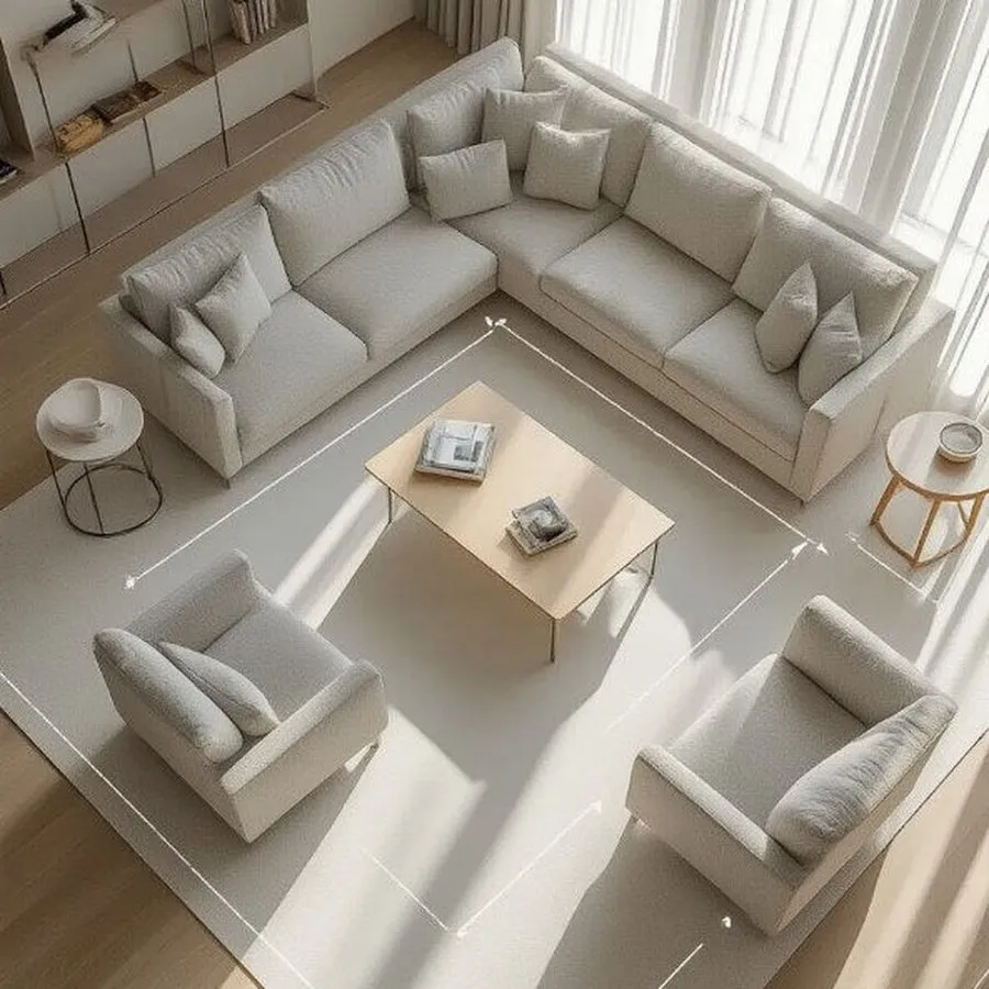 Sensor-Activated Home Living Room Sofa with Auto-Adjust Lumbar Support