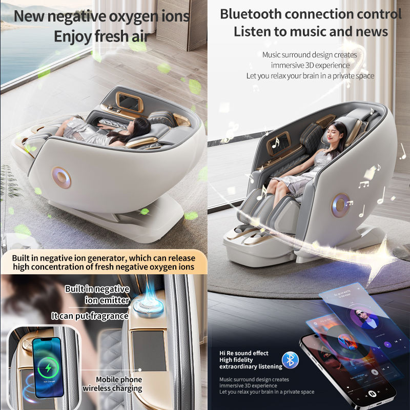 901C 2026 6D SL Track Electric Shiatsu 4D SL Track Full Body zero Gravity Foot Massage Chair Full Body Price Luxury Sofa Price