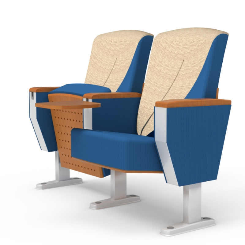 Factory Price Modern Two-Tone Fabric Auditorium Seating for Church
