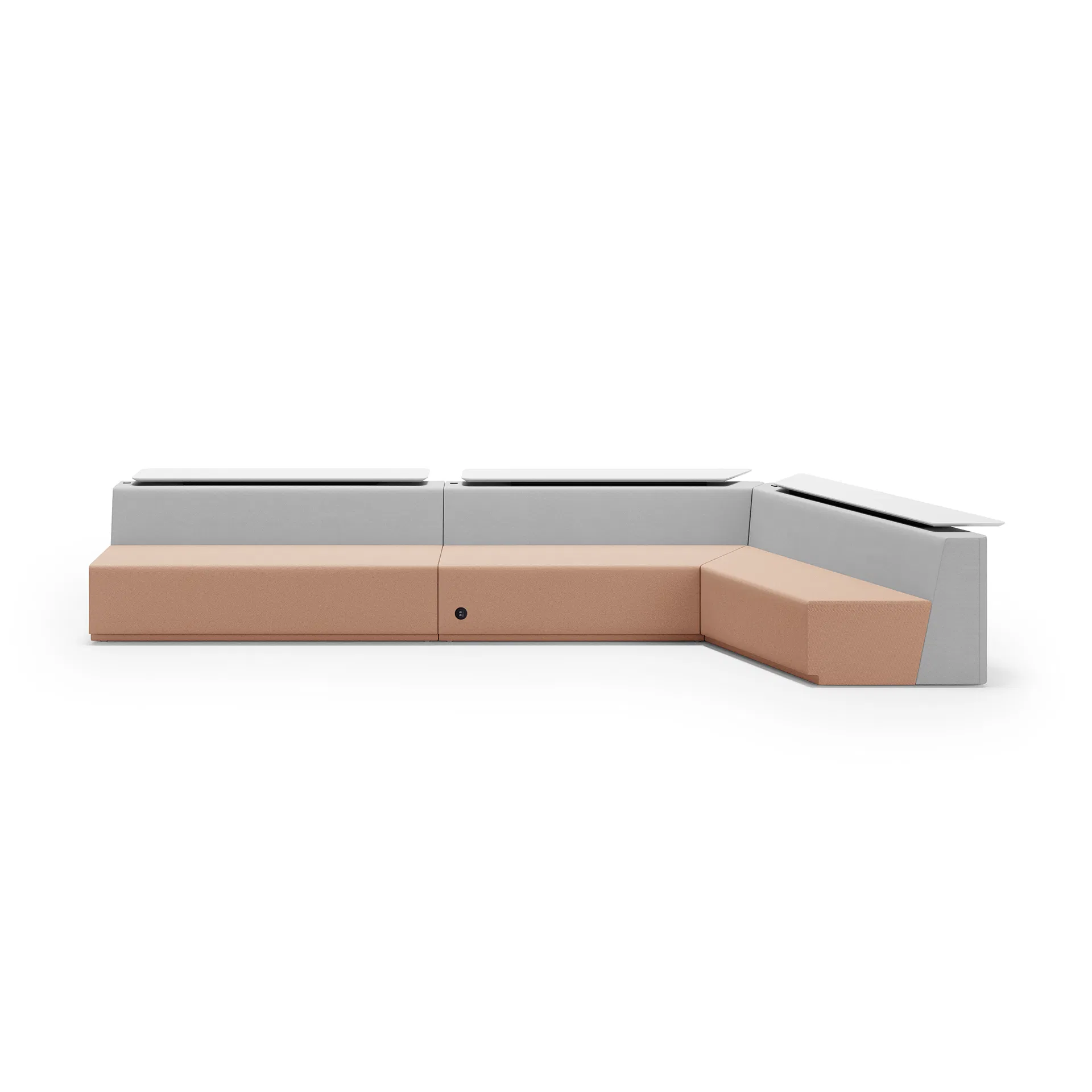 Modern Furniture Modular Sofa Living Room Fabric Functional Sofa with Table Top