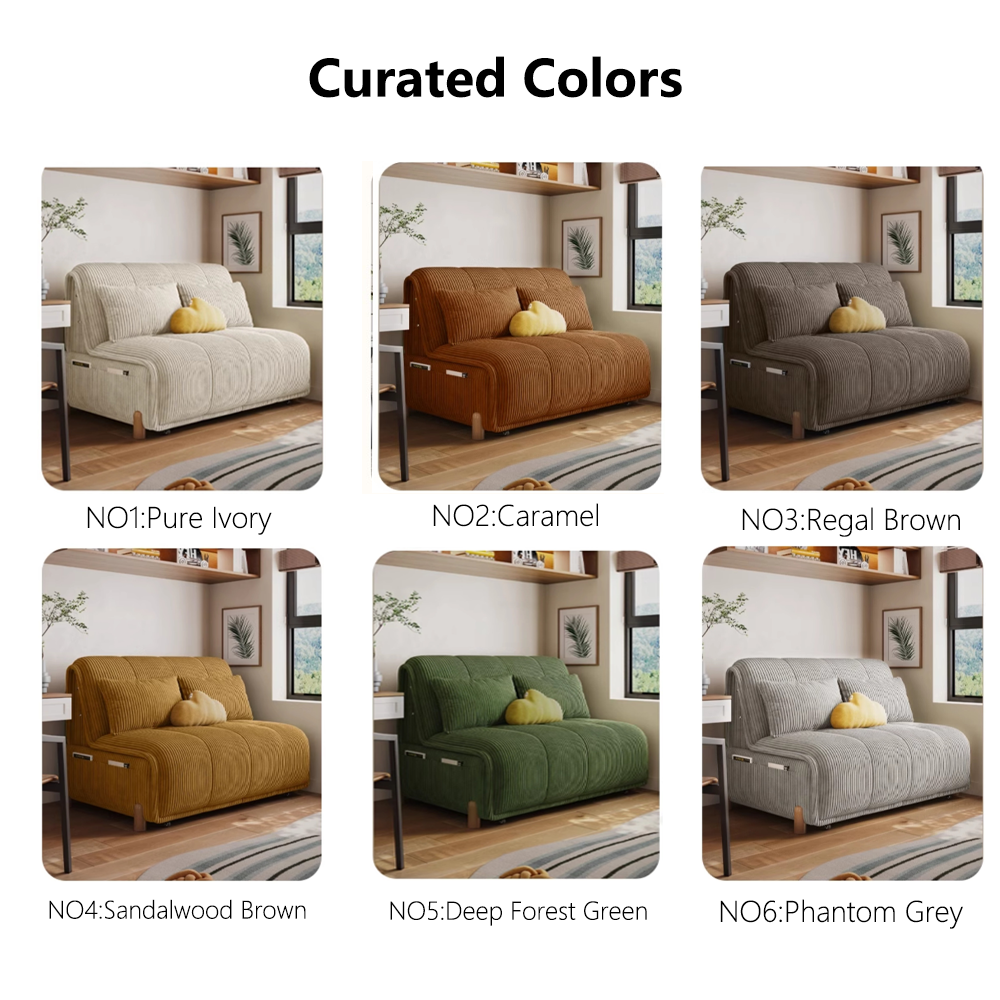 Modern Electric Smart Fabric Recliner L-Shape Sofa Bed Convertible Foldable Solid Wood Frame School Mall Living Room Furniture