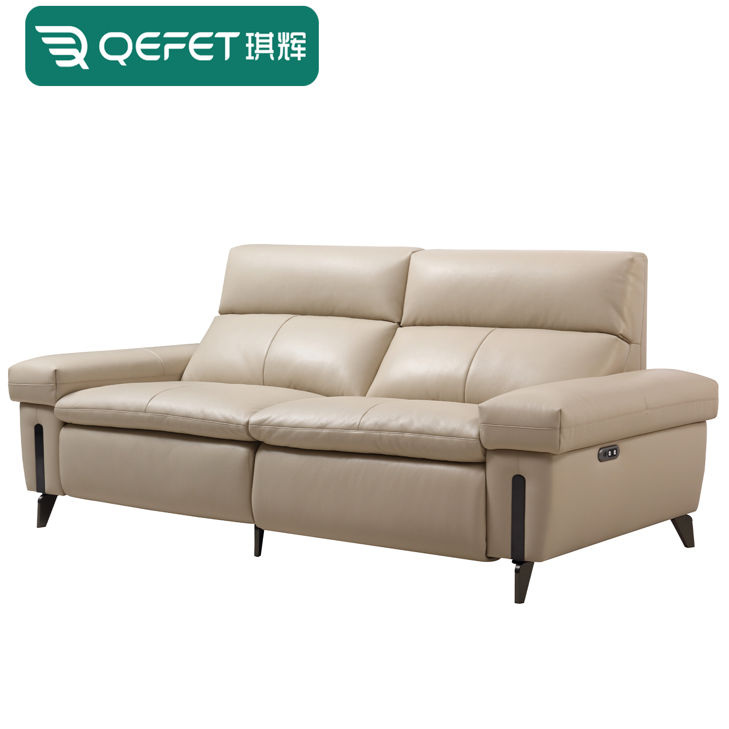 Modern Modular Cozy Couch Furniture Wall-hugging Electric Multifunctional 2-seat Recliner Sofa Set for Home Living Room