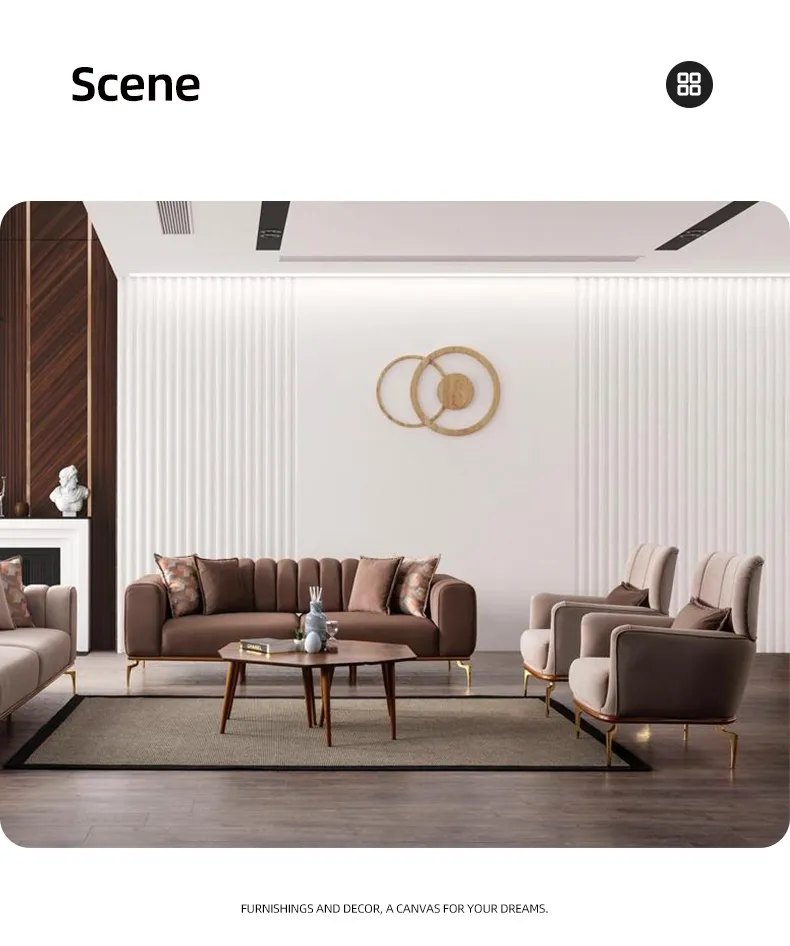 Italian Modern Living Room Detail