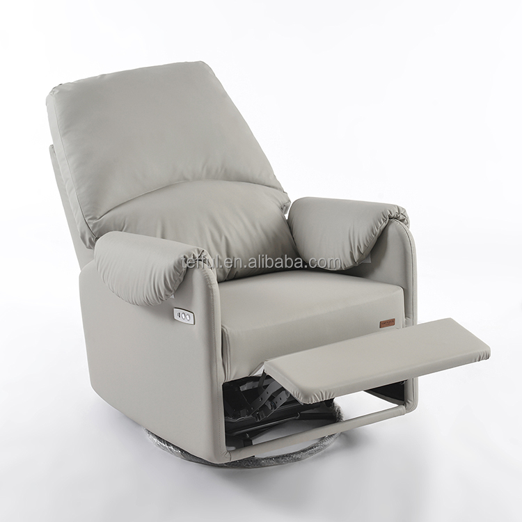 Electric recliner swivel nursery glider rocking chair armchair for living room