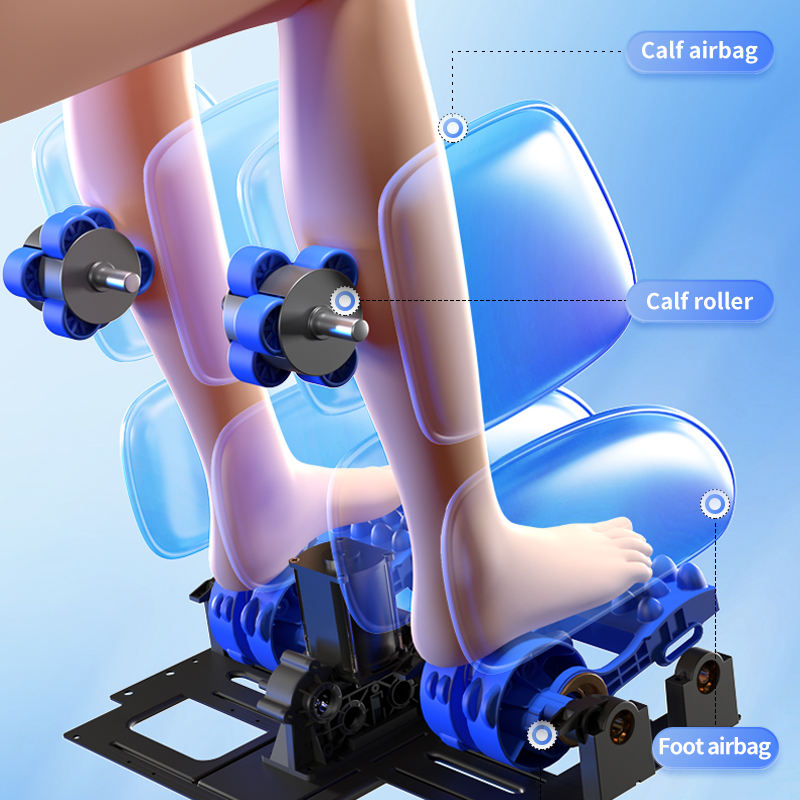 Factory Supply Best Seller Sofa Electric Full Body Zero Gravity 4D Massage Chair Calf SPA Heating Smart Voice Bluetooth