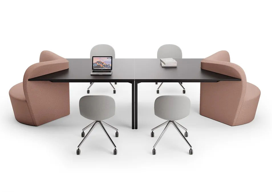 Modular Public Area Combination Functional Durable Office Sofa with Screen Private Space
