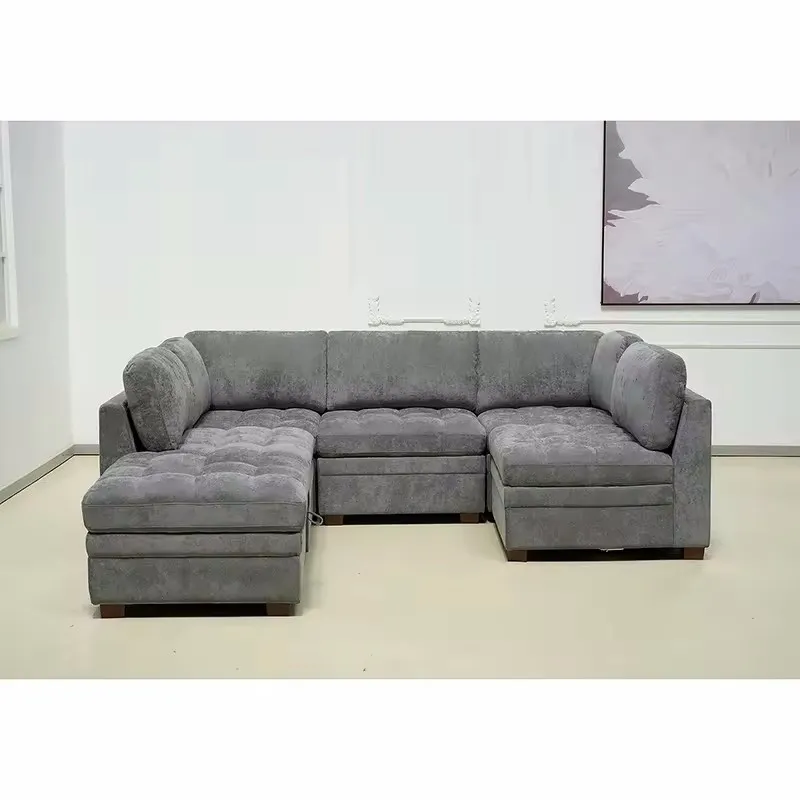 Modular Sofa Storage Feature