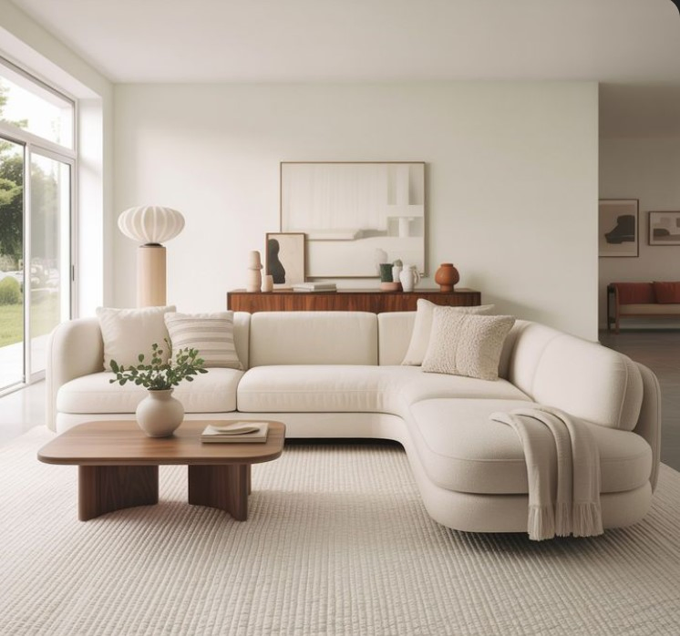 Sensor-Activated Home Living Room Sofa with Auto-Adjust Lumbar Support